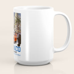 1965 Monaco Grand Prix Racing Poster Coffee Mug