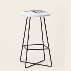1965 Monaco Grand Prix Racing Poster Stool