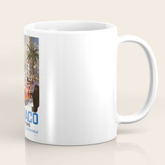 1965 Monaco Grand Prix Racing Poster Coffee Mug