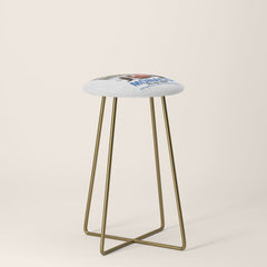 1965 Monaco Grand Prix Racing Poster Stool