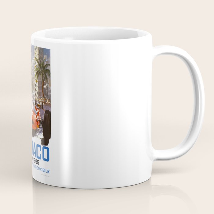 1965 Monaco Grand Prix Racing Poster Coffee Mug