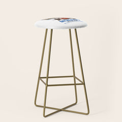 1965 Monaco Grand Prix Racing Poster Stool