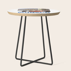 1965 Monaco Grand Prix Racing Poster Side Table