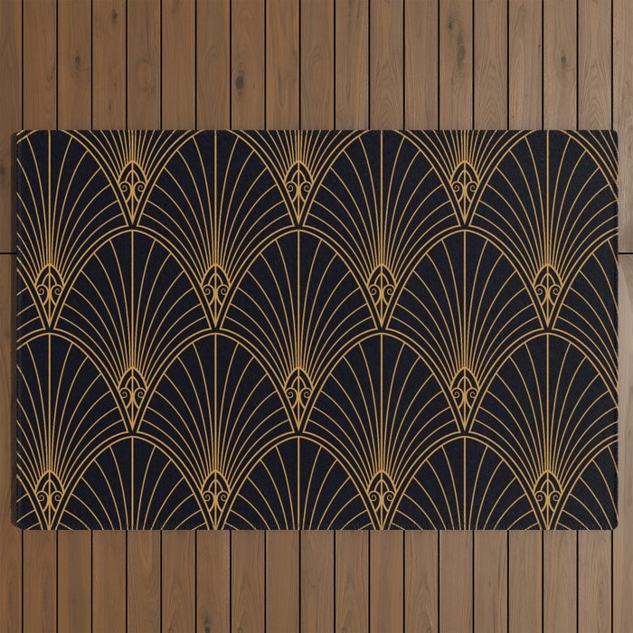 1920s revival Outdoor Rug