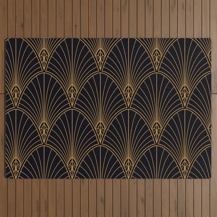 1920s revival Outdoor Rug