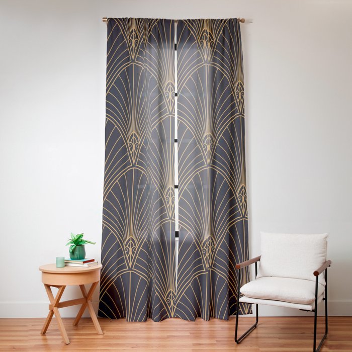 1920s revival Window Curtain