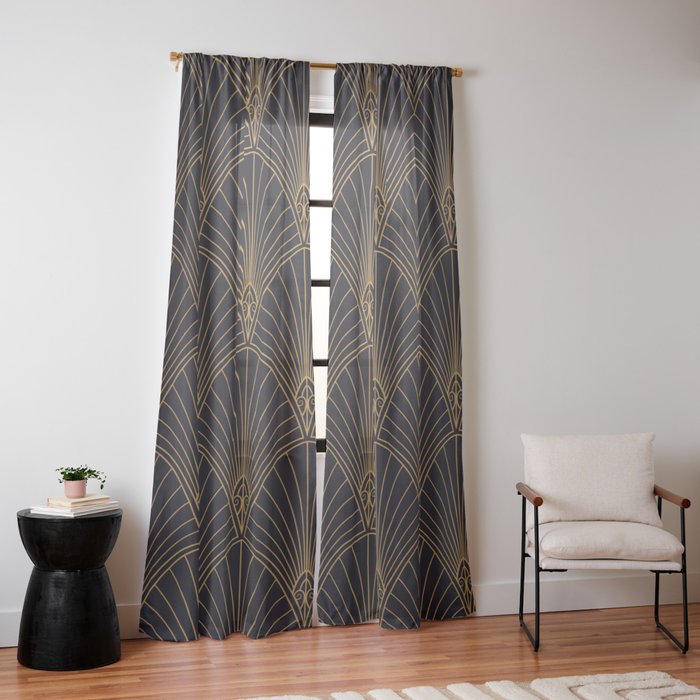 1920s revival Window Curtain