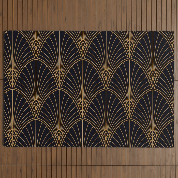 1920s revival Outdoor Rug