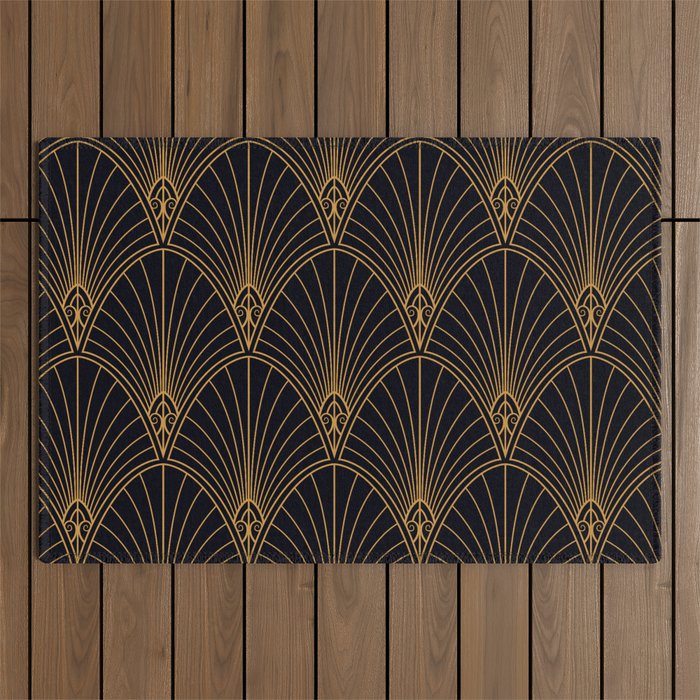 1920s revival Outdoor Rug