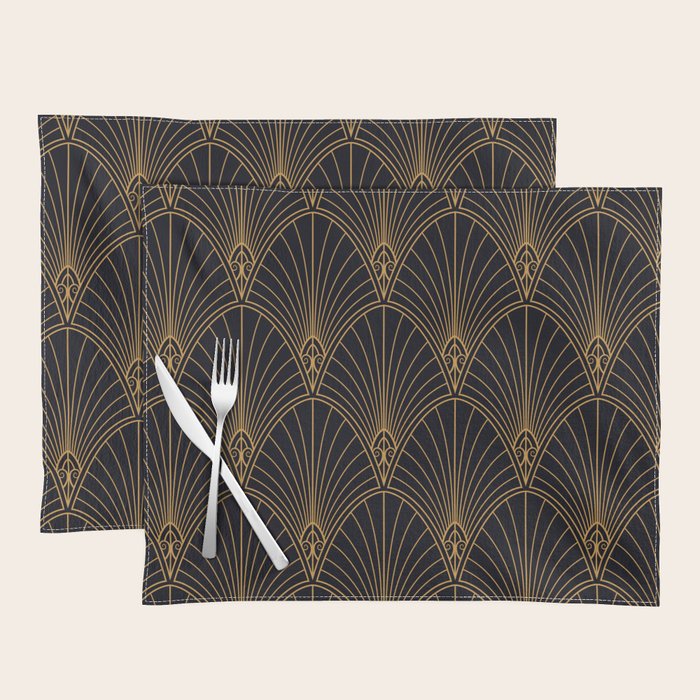 1920s revival Placemat