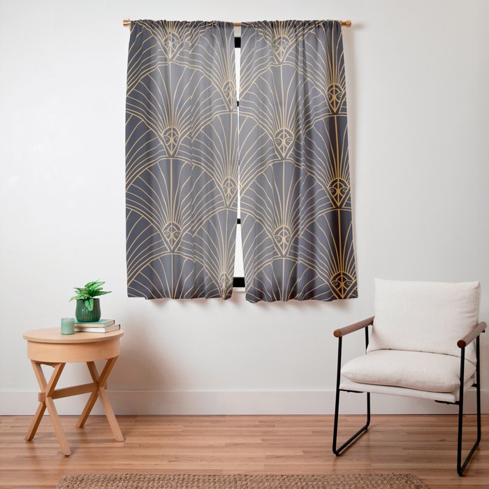 1920s revival Window Curtain