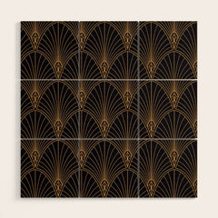 1920s revival Wood Wall Art