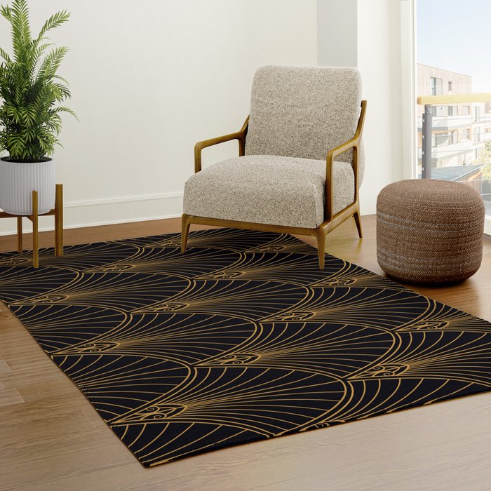 1920s revival Rug