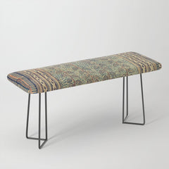 18th Century Indian Tree Textile Digital Art Painting  Bench