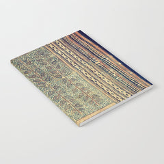 18th Century Indian Tree Textile Digital Art Painting  Notebook