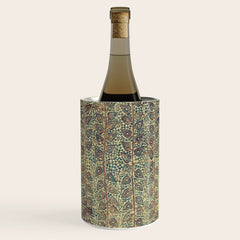 18th Century Indian Tree Textile Digital Art Painting  Wine Chiller