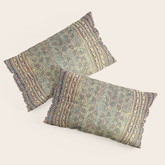 18th Century Indian Tree Textile Digital Art Painting  Pillow Sham