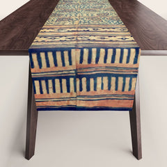 18th Century Indian Tree Textile Digital Art Painting  Table Runner