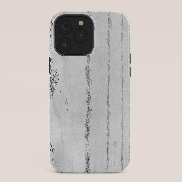 "The Later Flights of the Passenger Pigeon" by Frank Bond, 1920 (benefitting The Nature Conservancy) iPhone Case