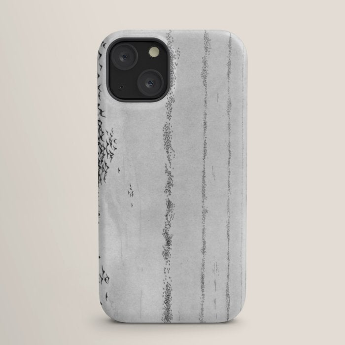 "The Later Flights of the Passenger Pigeon" by Frank Bond, 1920 (benefitting The Nature Conservancy) iPhone Case