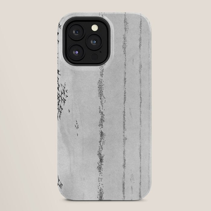 "The Later Flights of the Passenger Pigeon" by Frank Bond, 1920 (benefitting The Nature Conservancy) iPhone Case
