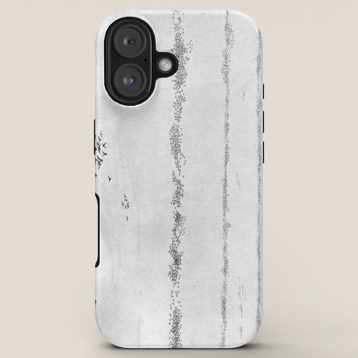 "The Later Flights of the Passenger Pigeon" by Frank Bond, 1920 (benefitting The Nature Conservancy) iPhone Case