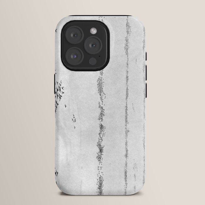 "The Later Flights of the Passenger Pigeon" by Frank Bond, 1920 (benefitting The Nature Conservancy) iPhone Case