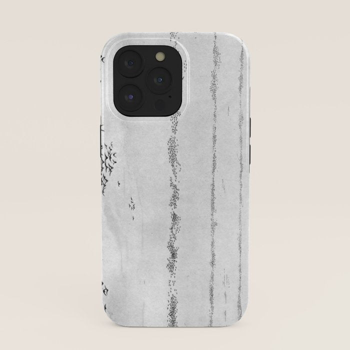 "The Later Flights of the Passenger Pigeon" by Frank Bond, 1920 (benefitting The Nature Conservancy) iPhone Case