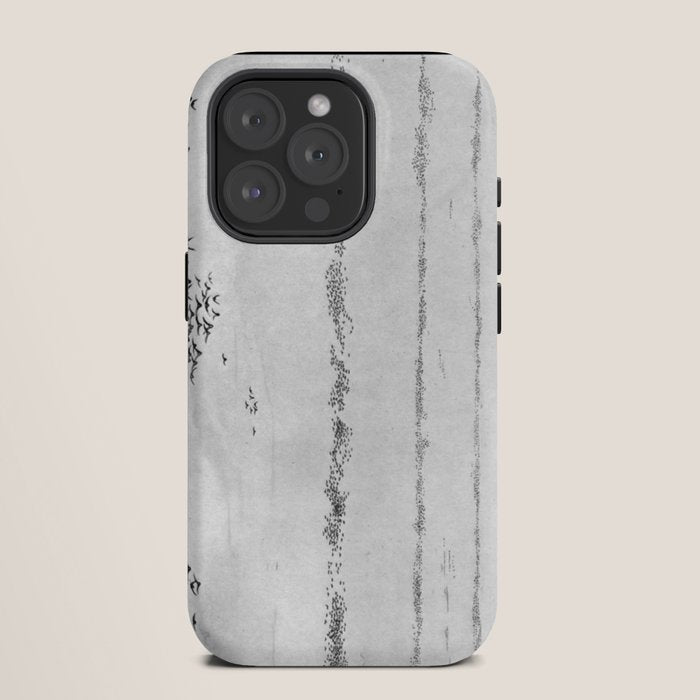 "The Later Flights of the Passenger Pigeon" by Frank Bond, 1920 (benefitting The Nature Conservancy) iPhone Case