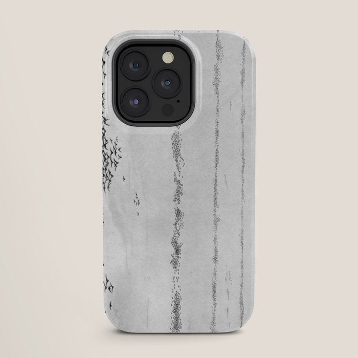 "The Later Flights of the Passenger Pigeon" by Frank Bond, 1920 (benefitting The Nature Conservancy) iPhone Case