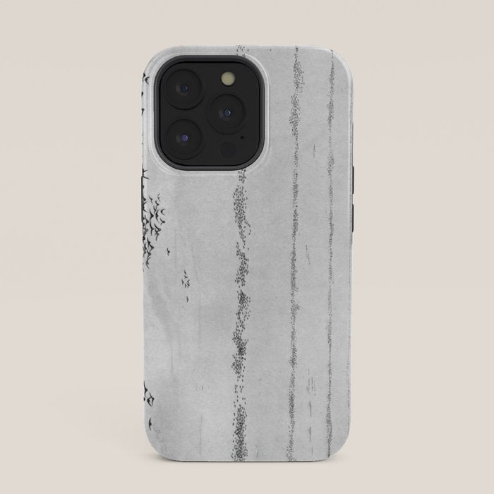 "The Later Flights of the Passenger Pigeon" by Frank Bond, 1920 (benefitting The Nature Conservancy) iPhone Case