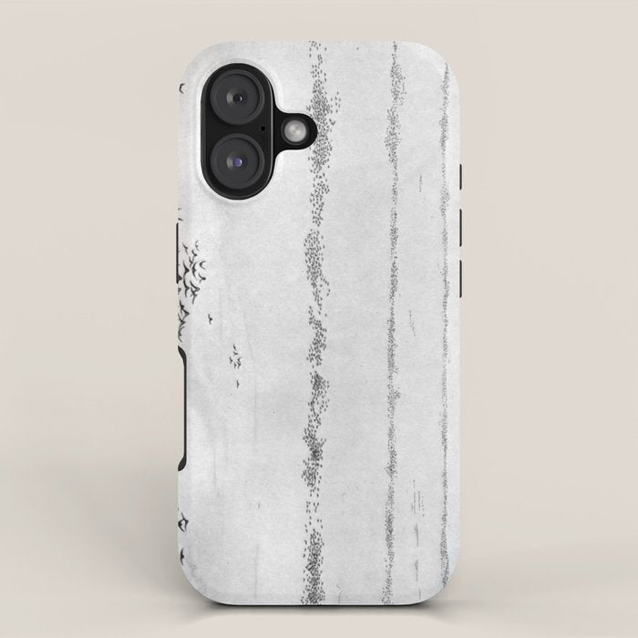 "The Later Flights of the Passenger Pigeon" by Frank Bond, 1920 (benefitting The Nature Conservancy) iPhone Case