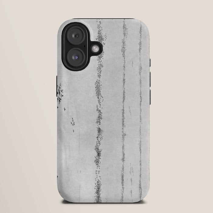 "The Later Flights of the Passenger Pigeon" by Frank Bond, 1920 (benefitting The Nature Conservancy) iPhone Case