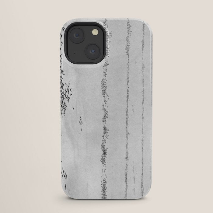 "The Later Flights of the Passenger Pigeon" by Frank Bond, 1920 (benefitting The Nature Conservancy) iPhone Case