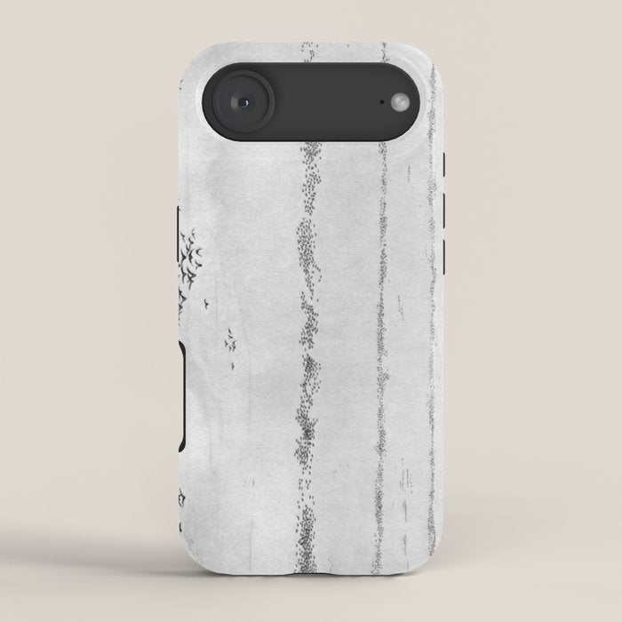 "The Later Flights of the Passenger Pigeon" by Frank Bond, 1920 (benefitting The Nature Conservancy) iPhone Case