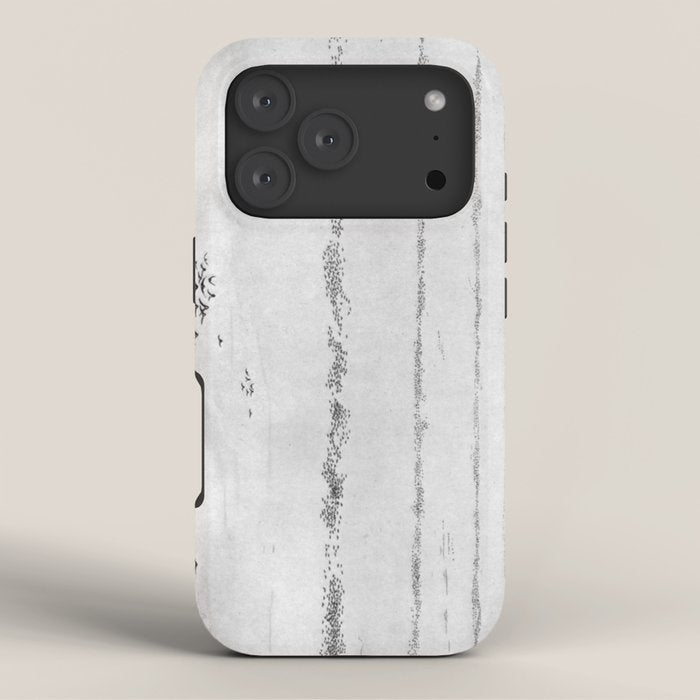 "The Later Flights of the Passenger Pigeon" by Frank Bond, 1920 (benefitting The Nature Conservancy) iPhone Case