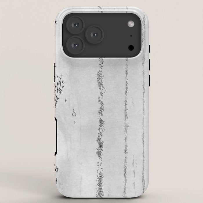 "The Later Flights of the Passenger Pigeon" by Frank Bond, 1920 (benefitting The Nature Conservancy) iPhone Case