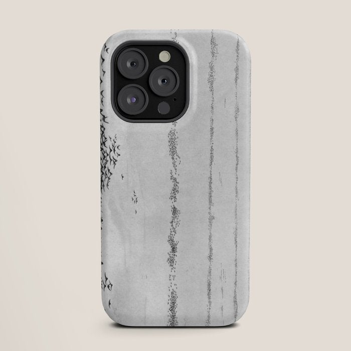 "The Later Flights of the Passenger Pigeon" by Frank Bond, 1920 (benefitting The Nature Conservancy) iPhone Case