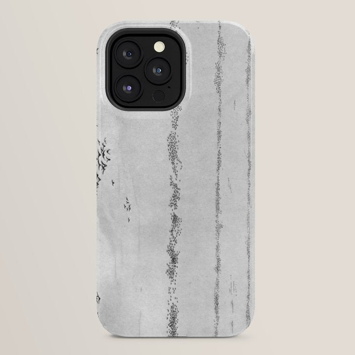 "The Later Flights of the Passenger Pigeon" by Frank Bond, 1920 (benefitting The Nature Conservancy) iPhone Case