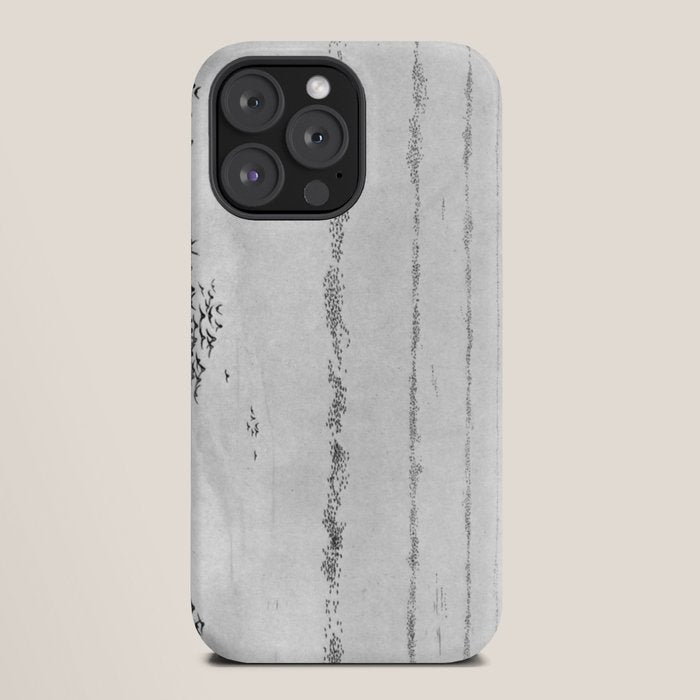 "The Later Flights of the Passenger Pigeon" by Frank Bond, 1920 (benefitting The Nature Conservancy) iPhone Case
