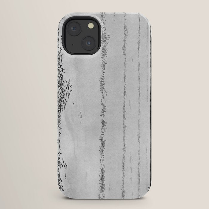 "The Later Flights of the Passenger Pigeon" by Frank Bond, 1920 (benefitting The Nature Conservancy) iPhone Case