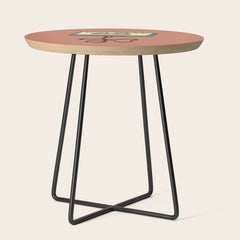 80s Vintage Cassette Mixed Tape  Side Table