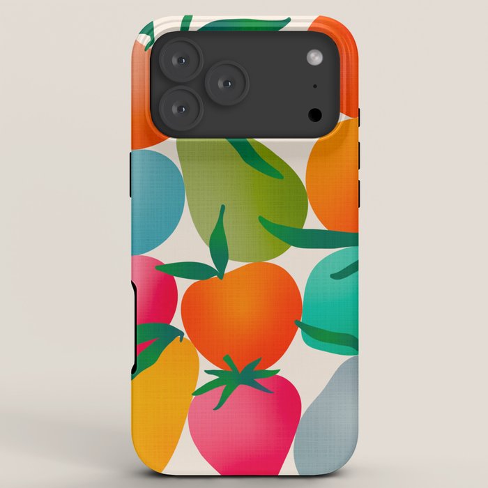 2025 BRIGHT FRUIT MARKET CALENDAR iPhone Case
