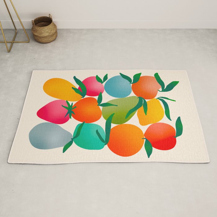 2025 BRIGHT FRUIT MARKET CALENDAR Rug