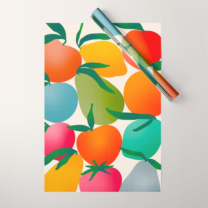 2025 BRIGHT FRUIT MARKET CALENDAR Wrapping Paper
