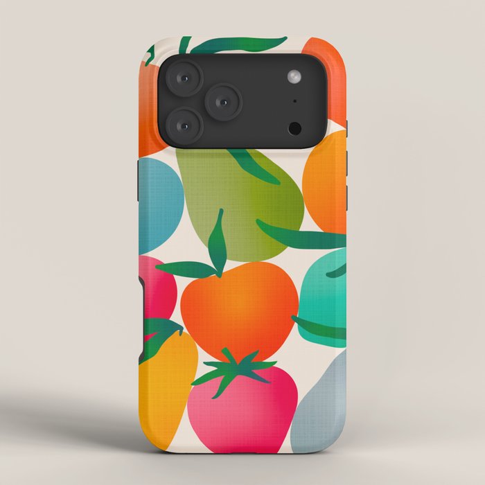 2025 BRIGHT FRUIT MARKET CALENDAR iPhone Case