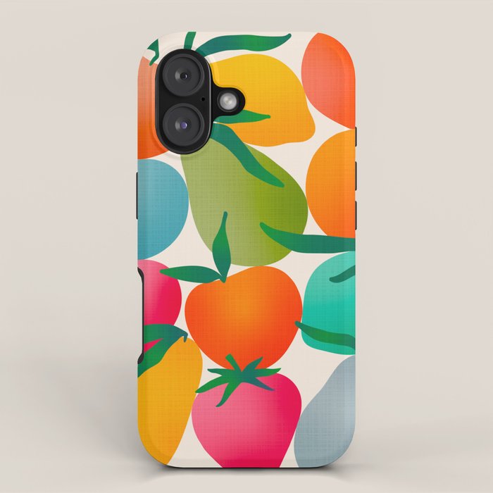 2025 BRIGHT FRUIT MARKET CALENDAR iPhone Case