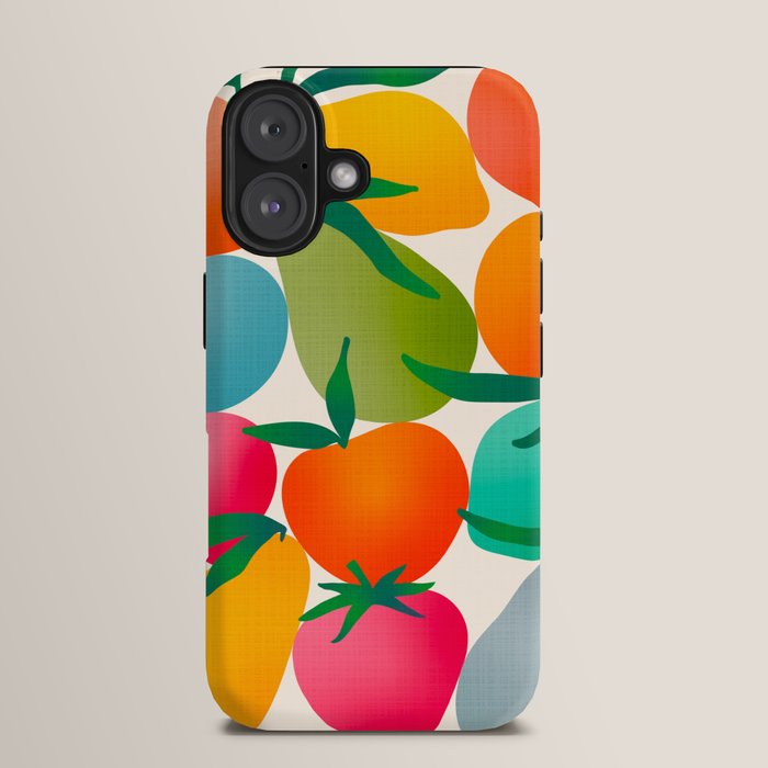 2025 BRIGHT FRUIT MARKET CALENDAR iPhone Case