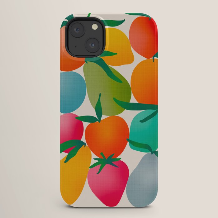2025 BRIGHT FRUIT MARKET CALENDAR iPhone Case