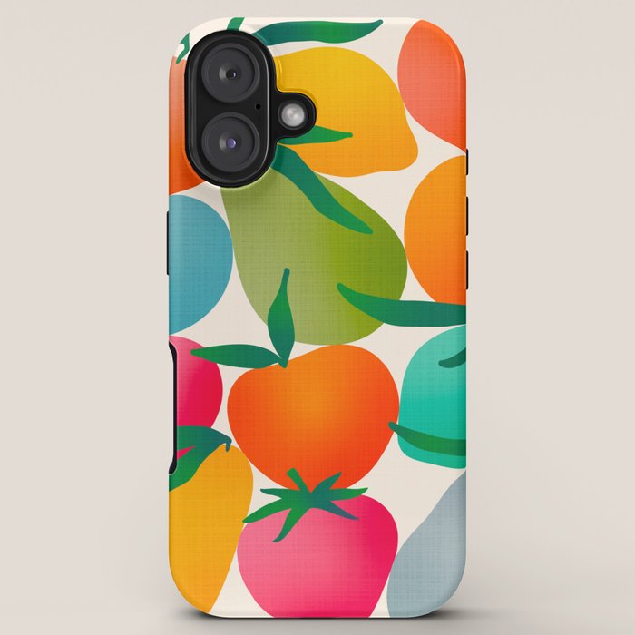 2025 BRIGHT FRUIT MARKET CALENDAR iPhone Case